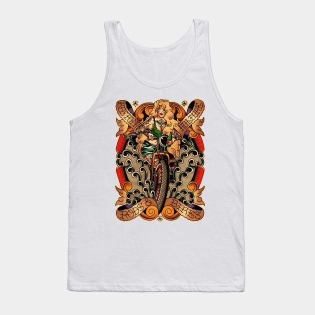 Dirt Bike Tank Top by Don Chuck Carvalho